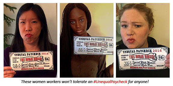 These Women Workers Say No to an #UnequalPaycheck!